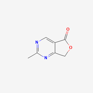 molecular formula C7H6N2O2 B6604751 2-methyl-5H,7H-furo[3,4-d]pyrimidin-5-one CAS No. 2138234-23-6
