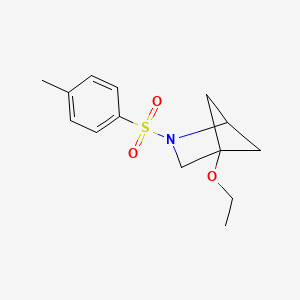 molecular formula C14H19NO3S B6604955 4-ethoxy-2-(4-methylbenzenesulfonyl)-2-azabicyclo[2.1.1]hexane CAS No. 2763760-33-2