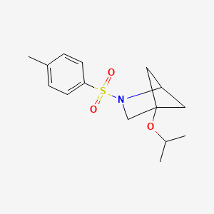 molecular formula C15H21NO3S B6604975 2-(4-methylbenzenesulfonyl)-4-(propan-2-yloxy)-2-azabicyclo[2.1.1]hexane CAS No. 2763780-50-1