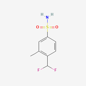 4-(difluoromethyl)-3-methylbenzene-1-sulfonamide