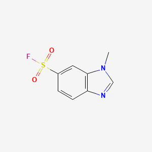 molecular formula C8H7FN2O2S B6605103 1-methyl-1H-1,3-benzodiazole-6-sulfonyl fluoride CAS No. 2172457-58-6