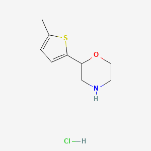 molecular formula C9H14ClNOS B6605157 2-(5-methylthiophen-2-yl)morpholine hydrochloride CAS No. 2229198-90-5