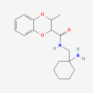 N-[(1-aminocyclohexyl)methyl]-3-methyl-2,3-dihydro-1,4-benzodioxine-2-carboxamide