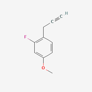 molecular formula C10H9FO B6605284 2-fluoro-4-methoxy-1-(prop-2-yn-1-yl)benzene CAS No. 2229373-03-7