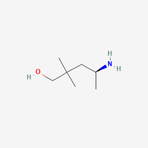 molecular formula C7H17NO B6605315 (4S)-4-amino-2,2-dimethylpentan-1-ol CAS No. 2227803-17-8