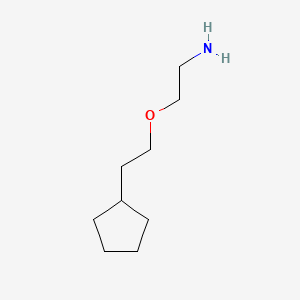 2-(2-cyclopentylethoxy)ethan-1-amine