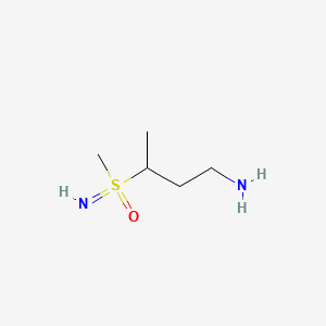 molecular formula C5H14N2OS B6605353 (4-aminobutan-2-yl)(imino)methyl-lambda6-sulfanone CAS No. 2803860-61-7