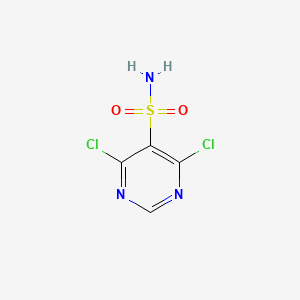 molecular formula C4H3Cl2N3O2S B6605398 4,6-dichloropyrimidine-5-sulfonamide CAS No. 2228939-93-1