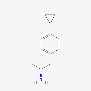 molecular formula C12H17N B6605433 (2R)-1-(4-cyclopropylphenyl)propan-2-amine CAS No. 2227817-30-1