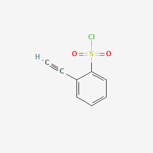 molecular formula C8H5ClO2S B6605579 2-ethynylbenzene-1-sulfonyl chloride CAS No. 2228376-83-6