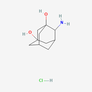 molecular formula C10H18ClNO2 B6605606 4-aminoadamantane-1,3-diol hydrochloride CAS No. 2248261-76-7