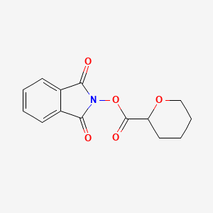 molecular formula C14H13NO5 B6605614 1,3-dioxo-2,3-dihydro-1H-isoindol-2-yl oxane-2-carboxylate CAS No. 2248361-62-6