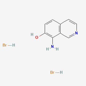 molecular formula C9H10Br2N2O B6605707 8-aminoisoquinolin-7-ol dihydrobromide CAS No. 2287332-25-4