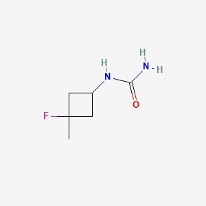 rac-[(1s,3r)-3-fluoro-3-methylcyclobutyl]urea