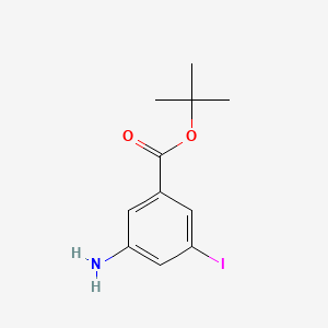molecular formula C11H14INO2 B6605880 tert-butyl 3-amino-5-iodobenzoate CAS No. 1871303-43-3