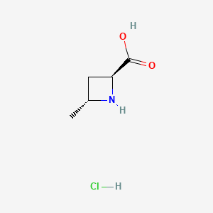 rac-(2R,4S)-4-methylazetidine-2-carboxylic acid hydrochloride, trans