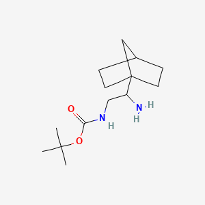 tert-butylN-(2-amino-2-{bicyclo[2.2.1]heptan-1-yl}ethyl)carbamate