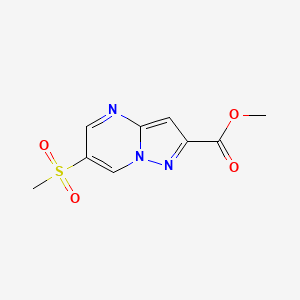 methyl6-methanesulfonylpyrazolo[1,5-a]pyrimidine-2-carboxylate