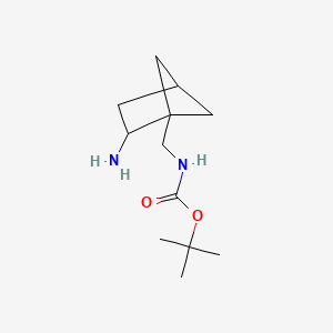 tert-butyl N-({2-aminobicyclo[2.1.1]hexan-1-yl}methyl)carbamate