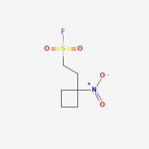 2-(1-nitrocyclobutyl)ethane-1-sulfonylfluoride