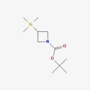 molecular formula C11H23NO2Si B6606327 tert-butyl3-(trimethylsilyl)azetidine-1-carboxylate CAS No. 2825011-65-0