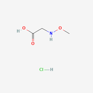 molecular formula C3H8ClNO3 B6606347 2-(methoxyamino)aceticacidhydrochloride CAS No. 2825005-65-8