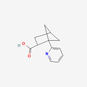 1-(Pyridin-2-yl)bicyclo[2.1.1]hexane-2-carboxylicacid