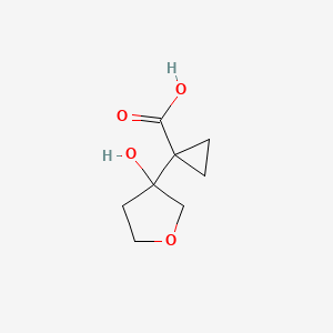 1-(3-hydroxyoxolan-3-yl)cyclopropane-1-carboxylicacid