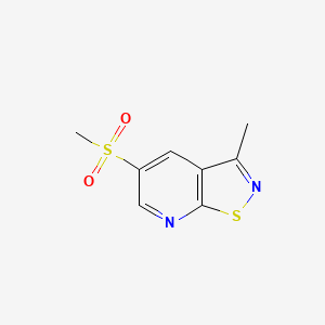 5-methanesulfonyl-3-methyl-[1,2]thiazolo[5,4-b]pyridine