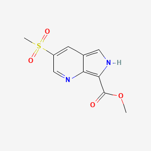 methyl 3-methanesulfonyl-6H-pyrrolo[3,4-b]pyridine-7-carboxylate