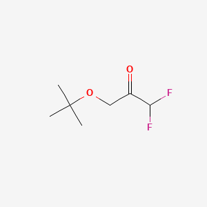 molecular formula C7H12F2O2 B6606455 3-(tert-butoxy)-1,1-difluoropropan-2-one CAS No. 2228260-88-4