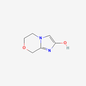 5H,6H,8H-imidazo[2,1-c][1,4]oxazin-2-ol