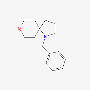 molecular formula C15H21NO B6606507 1-benzyl-8-oxa-1-azaspiro[4.5]decane CAS No. 2229395-07-5