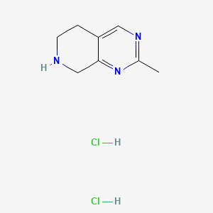 2-methyl-5H,6H,7H,8H-pyrido[3,4-d]pyrimidine dihydrochloride