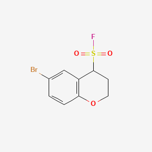 6-bromo-3,4-dihydro-2H-1-benzopyran-4-sulfonylfluoride