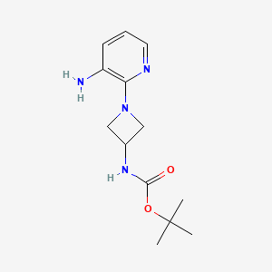 tert-butyl N-[1-(3-aminopyridin-2-yl)azetidin-3-yl]carbamate