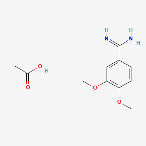 3,4-Dimethoxybenzene-1-carboximidamide,aceticacid