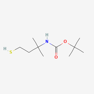 tert-butyl N-(2-methyl-4-sulfanylbutan-2-yl)carbamate