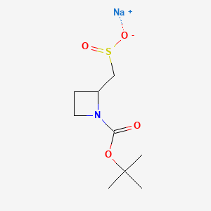 sodium {1-[(tert-butoxy)carbonyl]azetidin-2-yl}methanesulfinate