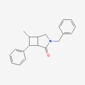 3-benzyl-6-methyl-7-phenyl-3-azabicyclo[3.2.0]heptan-2-one, Mixture of diastereomers