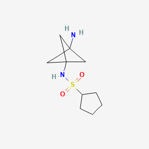 N-{3-aminobicyclo[1.1.1]pentan-1-yl}cyclopentanesulfonamide