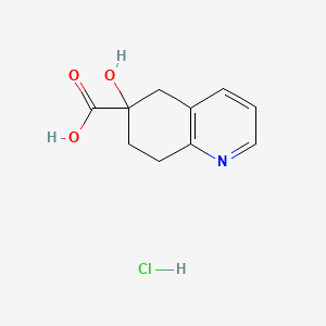 6-hydroxy-5,6,7,8-tetrahydroquinoline-6-carboxylic acid hydrochloride