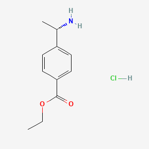 ethyl 4-[(1S)-1-aminoethyl]benzoate hydrochloride