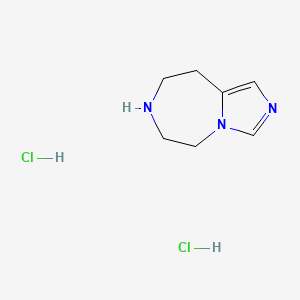 5H,6H,7H,8H,9H-imidazo[1,5-d][1,4]diazepine dihydrochloride