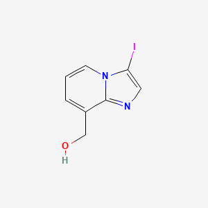 {3-iodoimidazo[1,2-a]pyridin-8-yl}methanol