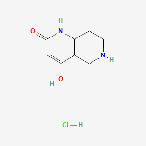 4-hydroxy-1,2,5,6,7,8-hexahydro-1,6-naphthyridin-2-one hydrochloride