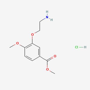 methyl 3-(2-aminoethoxy)-4-methoxybenzoate hydrochloride