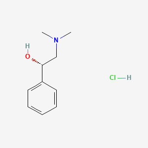 molecular formula C10H16ClNO B6606826 (1S)-2-(dimethylamino)-1-phenylethan-1-ol hydrochloride CAS No. 939-45-7