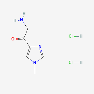 2-amino-1-(1-methyl-1H-imidazol-4-yl)ethan-1-one dihydrochloride