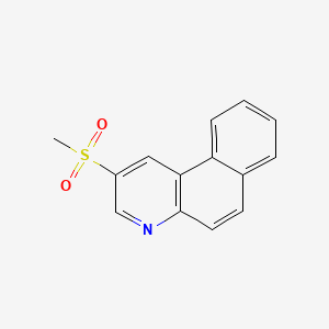 molecular formula C14H11NO2S B6606865 2-methanesulfonylbenzo[f]quinoline CAS No. 2839139-34-1